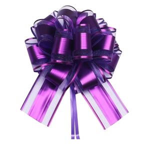 5PCS Purple Ribbons